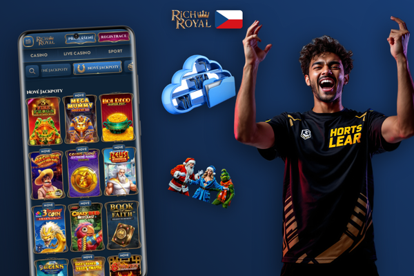 Přihlašovací obrazovka Rich Royal app na Android telefonu s ikonou operačního systému