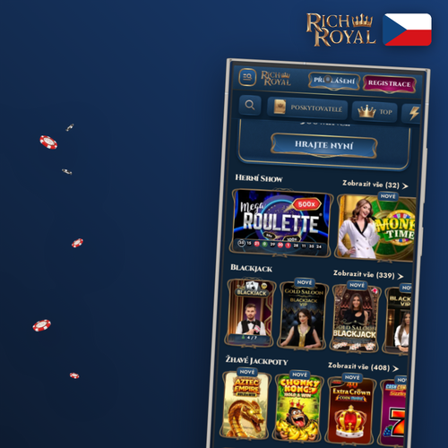 Rich Royal Casino – oficiální online kasino a sázková kancelář pro české hráče
