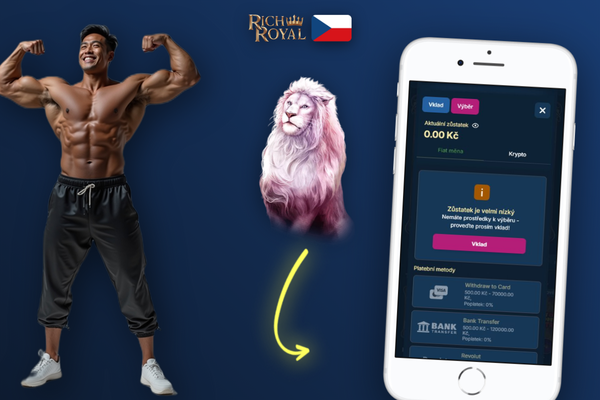 Porovnání rychlosti a výše výběru výher v Rich Royal — váhy rychlost vs. limit