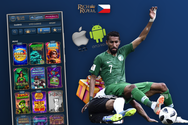 Sportovní sázení a crash hry v Rich Royal – fotbal, tenis, hokej i e-sporty